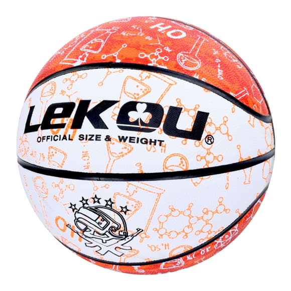 Мяч баскетбольный MS 3805(Orange) размер 7, ПУ, 570-630 грамм, 8 панелей