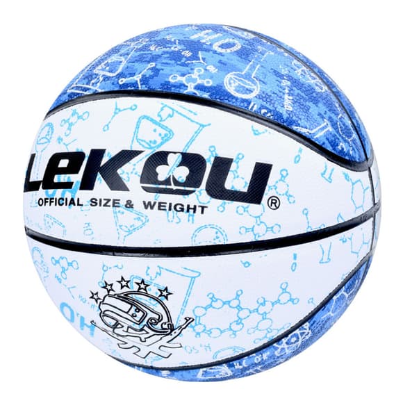 Мяч баскетбольный MS 3805(Blue) размер 7, ПУ, 570-630 грамм, 8 панелей