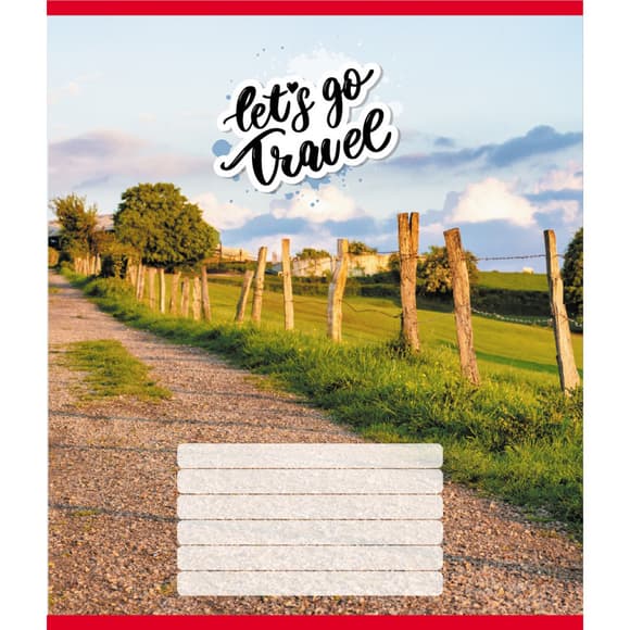 Тетрадь ученическая "Село" 012-500342K-4 в клеточку, 12 листов 