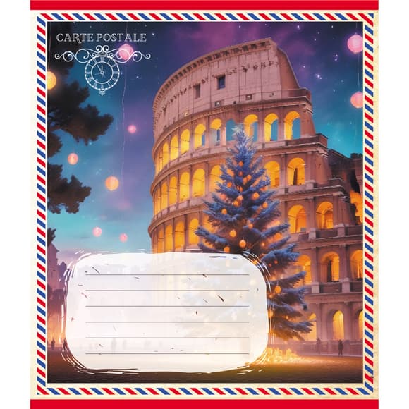 Зошит учнівський "Листівка" 024-560268L-1 в лінію, 24 аркуші 