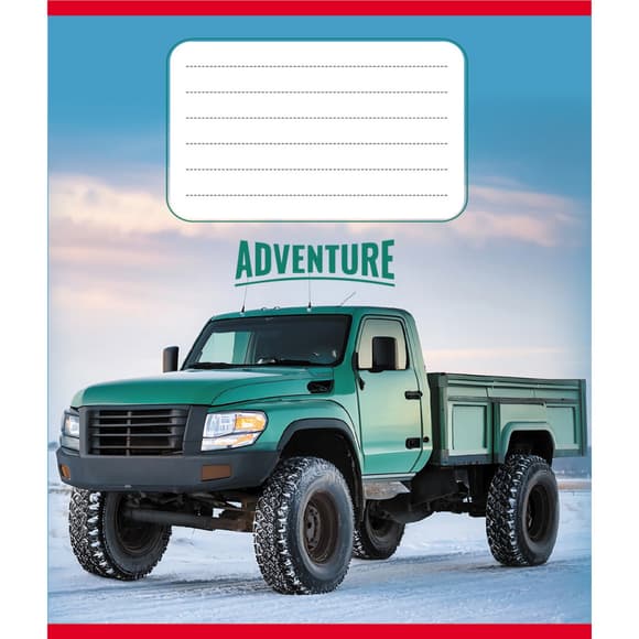 Зошит учнівський "Пікап" 024-560060L-1 в лінію, 24 аркуші