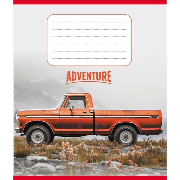 Зошит учнівський "Пікап" 024-560060L-5 в лінію, 24 аркуші