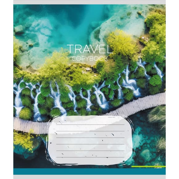 Зошит учнівський "Острови" 036-570175K-2 в клітинку, 36 аркушів