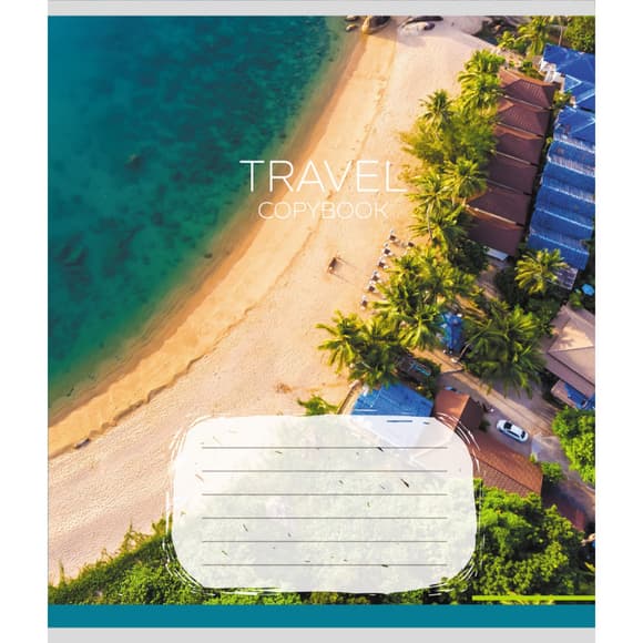 Тетрадь ученическая "Острова" 036-570175K-5 в клеточку, 36 листов