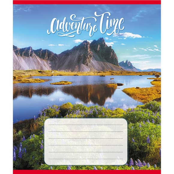 Тетрадь общая "Время для путешествия" 060-590430L-3 в линию, 60 листов