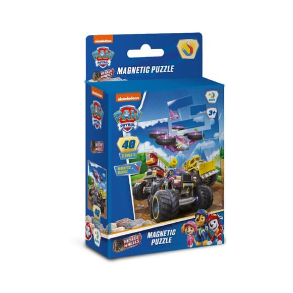 Дитячий магнітний пазл "Колеса" 200650, 40 елементів