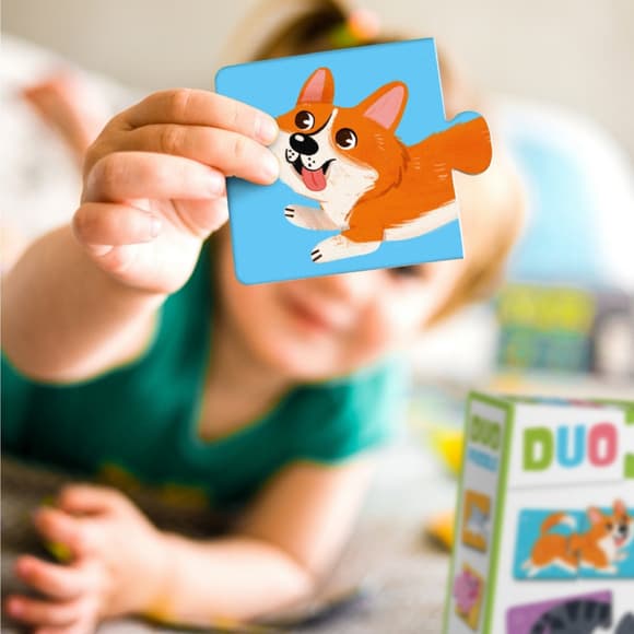 Дитячий пазл "ДУО-Тваринки-половинки" 300689, 24 елемента