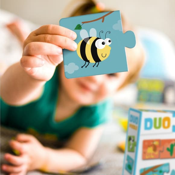 Детский пазл "ДУО-Кто что ест" 300691, 24 элемента