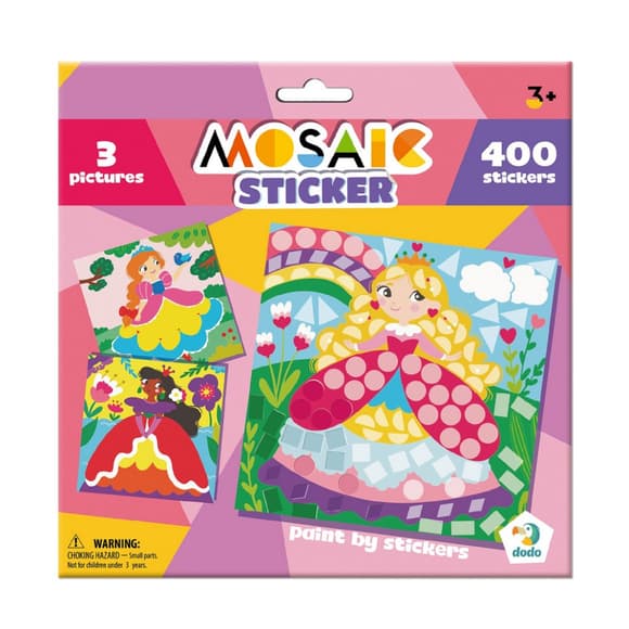 Дитячий набір для творчості мозаїка "Принцеси" 300897 зі стікерами