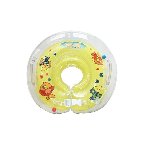 Надувной круг на шею для купания детей "Рыбка" MGZ-0936(Yellow)