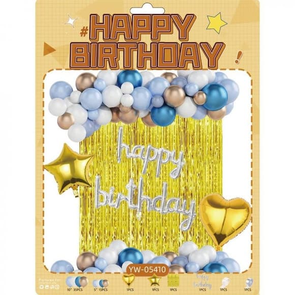 Набір повітряних куль для створення фотозони-арки YW-05410, 56 штук