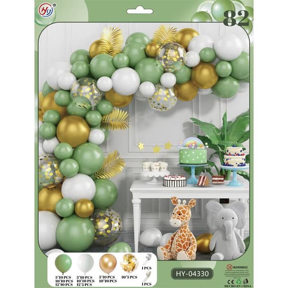 Набор воздушных шаров для создания фотозоны-арки HY-04330, 82 штуки