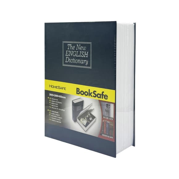 Сейф-книга з ключем для збер ігання KBS-803(Blue) велика, 26,5х20х6,5 см