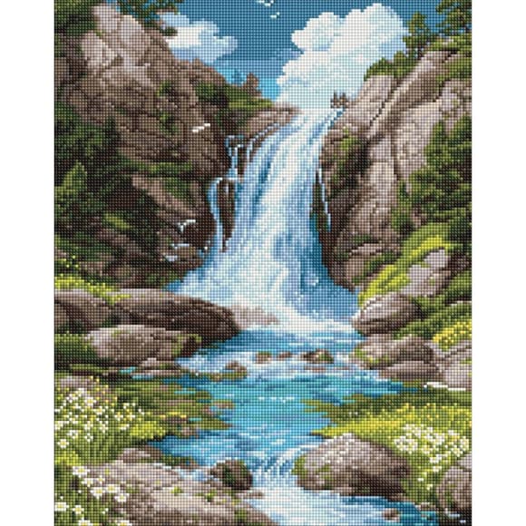 Алмазна мозаїка "Шум води й спокій" ©art_selena_ua AMO8355, 40х50 см 