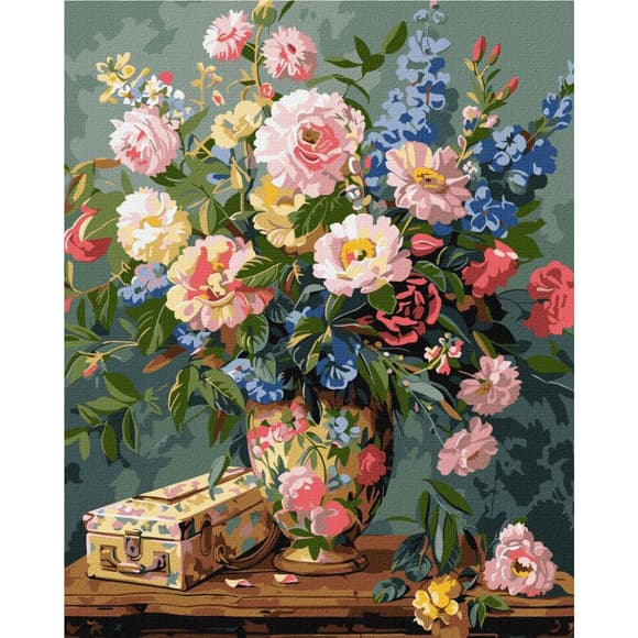 Картина по номерам "Цветочная фантазия" ©art_selena_ua KHO3283, 40х50 см  