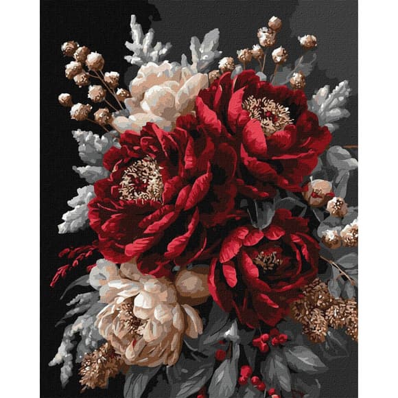 Картина по номерам "Цветочный покой" ©art_selena_ua KHO3343, 40х50 см 