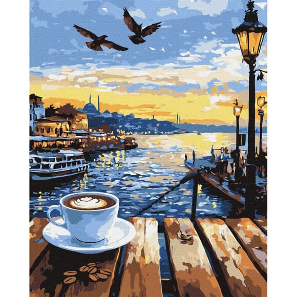 Картина за номерами "Стамбульський ранок" ©art_selena_ua KHO6403, 40х50см