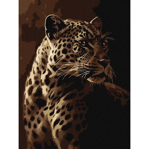Картина по номерам "Взгляд леопарда" ©art_selena_ua KHO6668, 30х40 см
