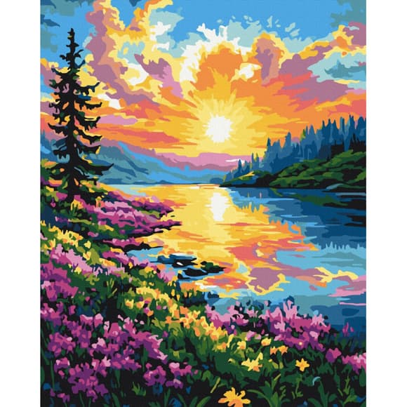 Картина по номерам "Весенние краски" BS54233, 40х50 см