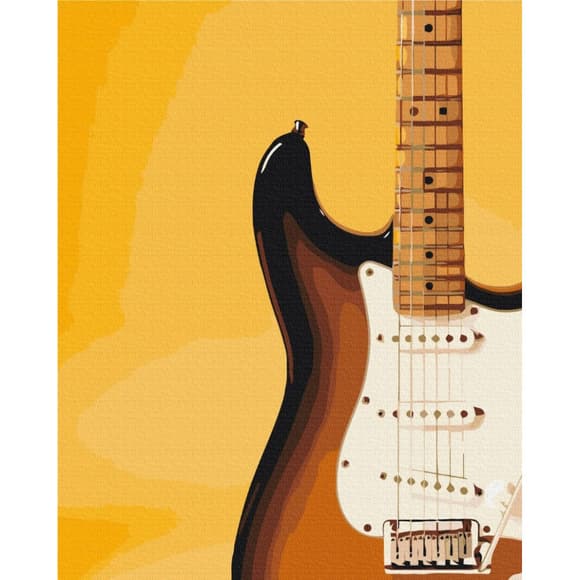 Картина за номерами "Електрогітара" BS53705, 40х50 см