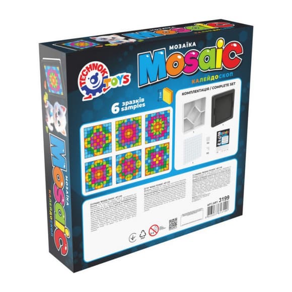 Детская мозаика "Калейдоскоп" 3199TXK 224 фишки