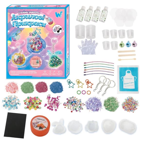 Набір для творчості "Акрилові прикраси" 17947 інструкція, від 6 років