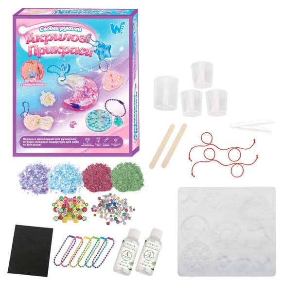 Набор для творчества "Акриловые украшения" 41029A инструкция, от 6 лет