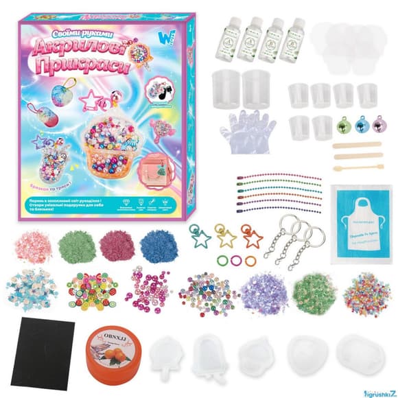 Набір для творчості "Акрилові прикраси" 55404A інструкція, від 6 років
