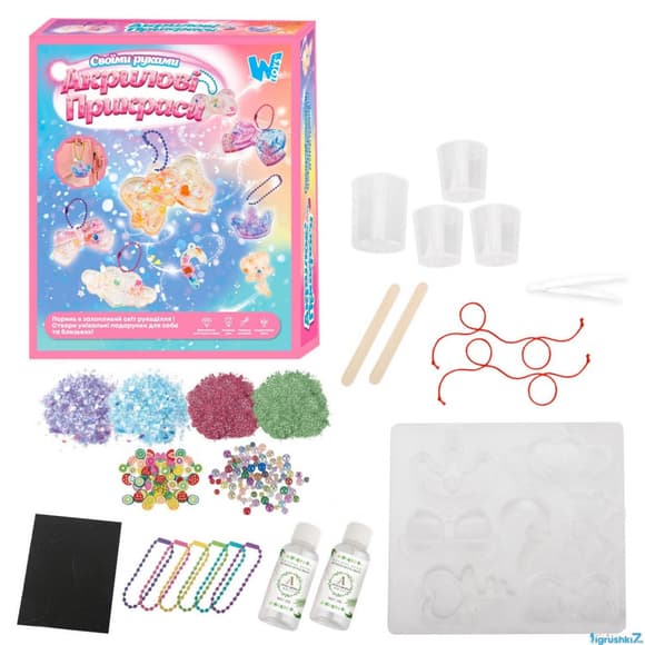 Набір для творчості "Акрилові прикраси" 68656 інструкція, від 6 років