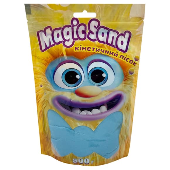 Креативное творчество "Кинетический песок Magic sand" 39403-3 голубой 500 грамм