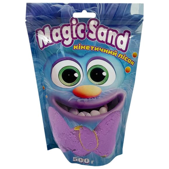 Креативное творчество "Кинетический песок Magic sand" 39403-4 фиолетовый 500 грамм