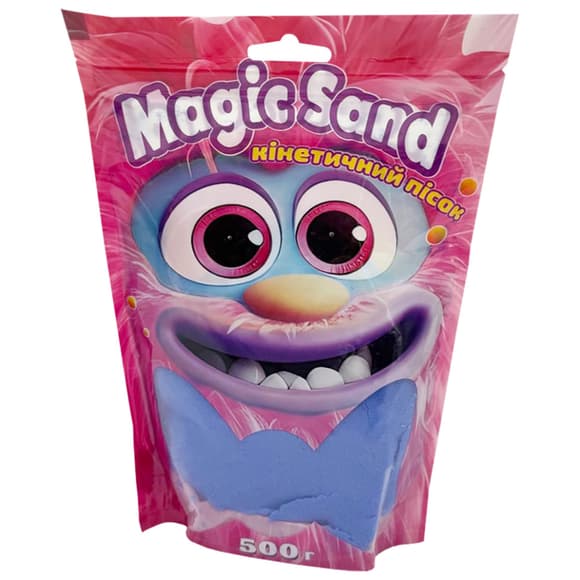 Креативна творчість "Кінетичний пісок Magic sand" 39403-9 синій 500 грам
