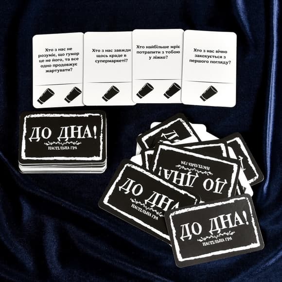 Карткова гра "До дна!" 30971ST інструкція, 110 карток