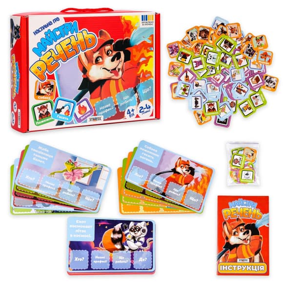 Настольная игра "Мастера предложений" 30682 жетоны 80 штук 