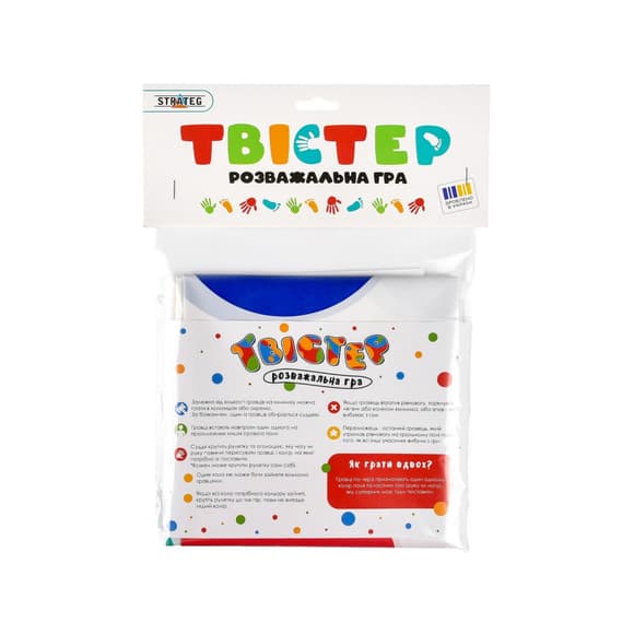 Розважальна гра "Твістер" 30801ST, ігрове поле, рулетка, правила