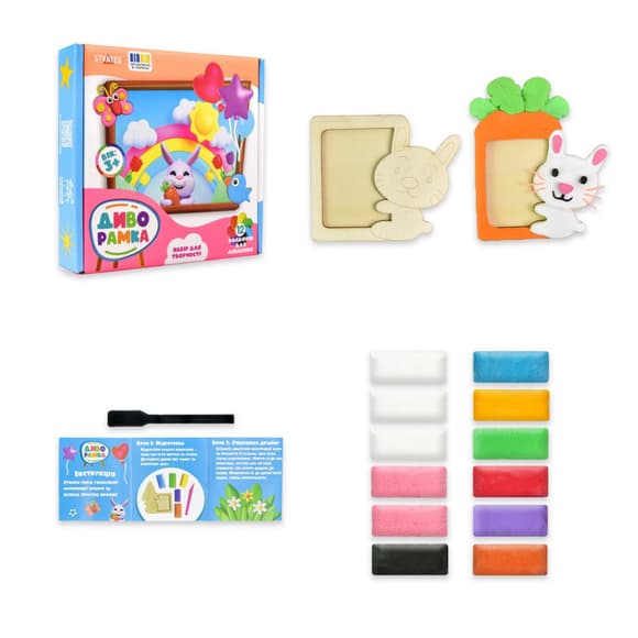 Набор для творчества "Чудорамка" 30886 масса для лепки 12 штук