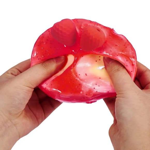 Игровой набор со слаймами "Клубничный чизкейк" Slime Mart 15901A серии "Shopping Bag"