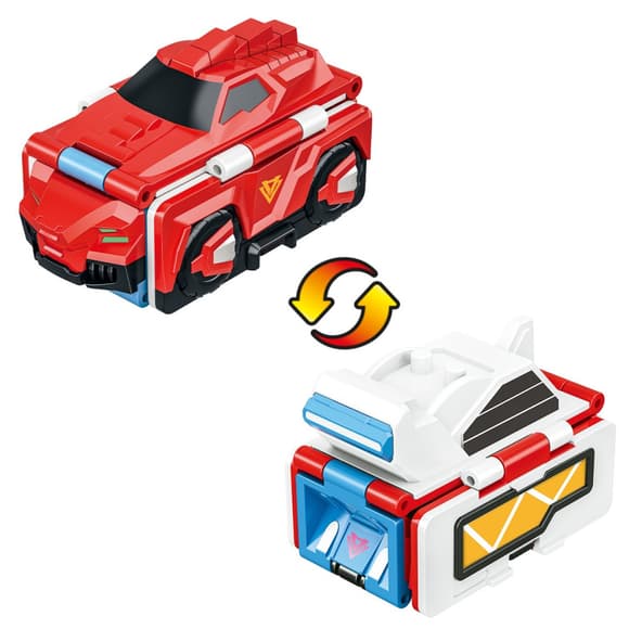 Детская машинка-трансформер 2 в 1 Dinoster EU636310R(Red)