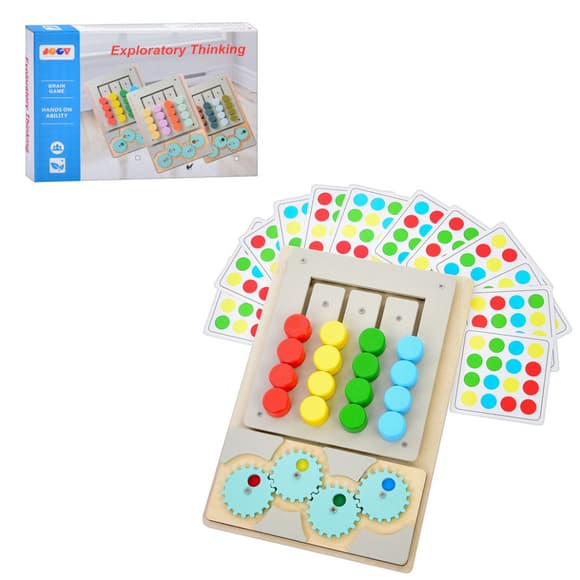 Детская развивающая игрушка-головоло мка MD 0836-1 дерево, 26х18 см