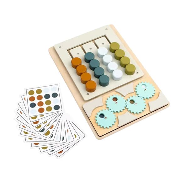 Детская развивающая игрушка-головоломка MD 0836-3 дерево, 26х18 см