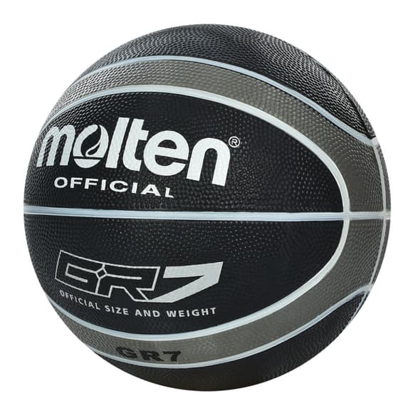 Мяч баскетбольный MS 3456(Black) диаметр 25,3 см, размер 7, резина, 540-560 г, 12 панелей