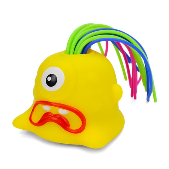 Дитяча іграшка-антистрес "Монстрик" FG231109065Q(Yellow) звук та світло, 5 см