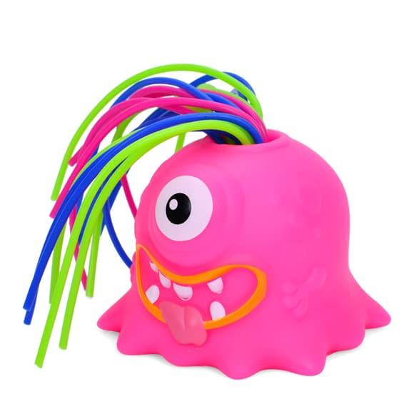 Детская игрушка-антистресс "Монстрик" FG231109065Q(Pink) звук и свет, 5 см