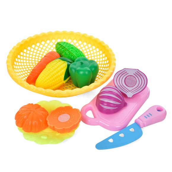 Детский игровой набор "Продукты" S073(Yellow) на липучке, овощи