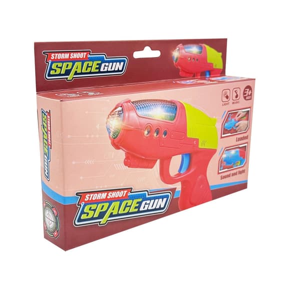 Детская игрушка "Космический пистолет" GX820C(Red) звук и свет, размер 19 см