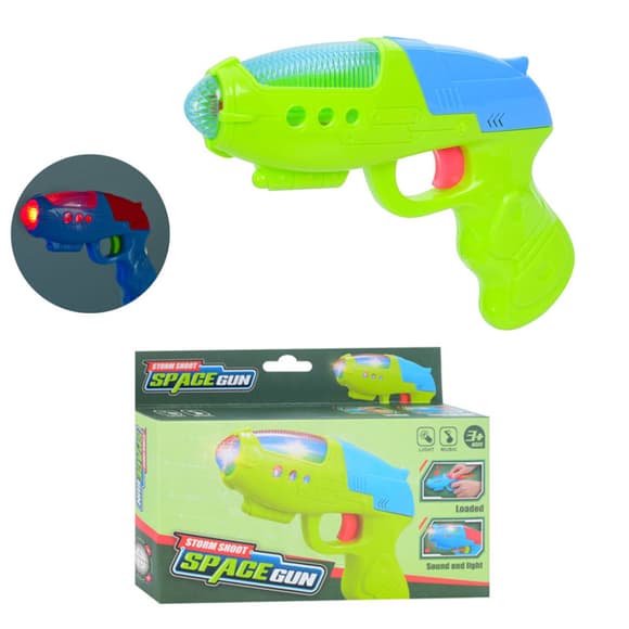 Детская игрушка "Космический пистолет" GX820C(Green) звук и свет, размер 19 см