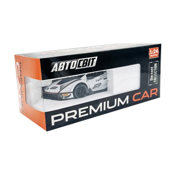 Дитяча інерційна машинка AP-2036(White) двері відчиняються, світло та звук, 1:24, 23 см