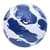 М'яч футбольний EV-3394(Dark-Blue) діаметр 22 см, ПВХ, 2,7 мм, 340-360 грам