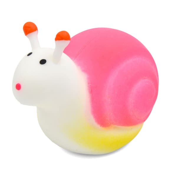 Дитяча іграшка-антистрес "Равлик" MS 4044(Pink) розмір 8,5 см, борошно