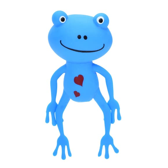 Детская игрушка-антистресс "Лягушонок" MS 4031(Blue) размер 13 см, мука